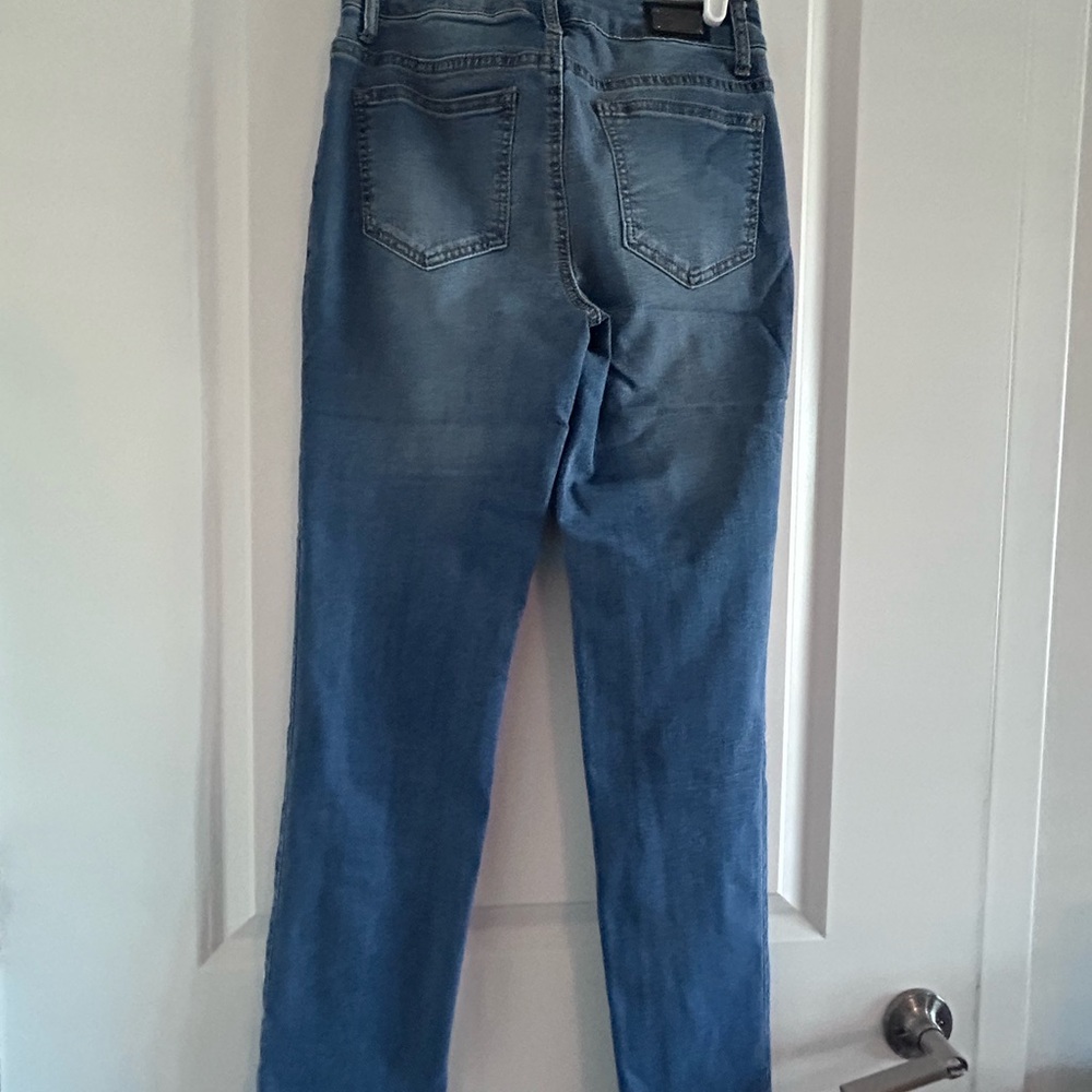 EARL JEANS • Blue White Wash Flower Jeans • 4 • - Picture 5 of 7